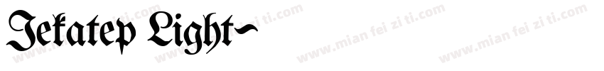 Jekatep Light字体转换